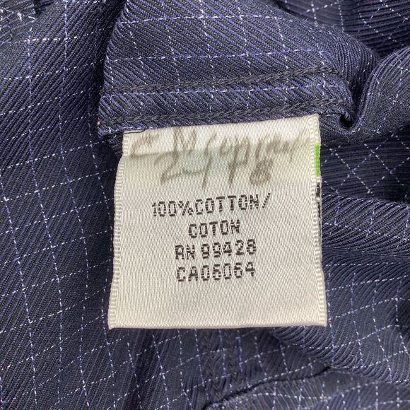 Bugatchi Mens‎ Classic Fit Long Sleeve Button Up Shirt Blue Check Size XXL - Picture 5 of 6